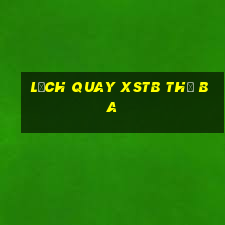 Lịch quay XSTB thứ Ba