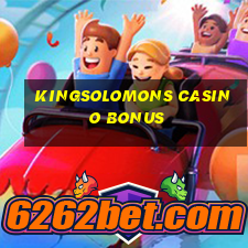 kingsolomons casino bonus