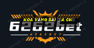 Hoa vàng bài địa chủ