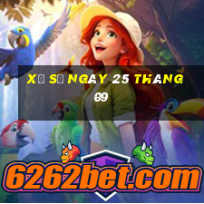 xổ số ngày 25 tháng 09