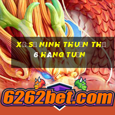 xổ số ninh thuận thứ 6 hàng tuần