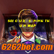 soi cầu xổ số ninh thuận wap