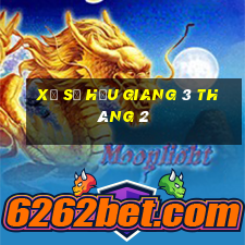 xổ số hậu giang 3 tháng 2