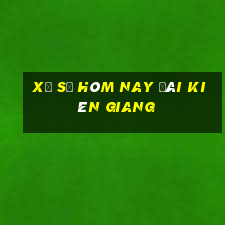 xổ số hôm nay đài kiên giang