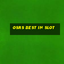 osrs best in slot