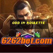 odd in roulette