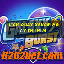 Lịch quay XSHCM ngày thứ năm