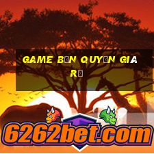 game bản quyền giá rẻ