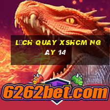 Lịch quay XSHCM ngày 14