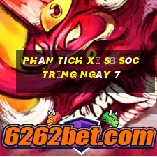 Phân tích Xổ Số Sóc Trăng ngày 7