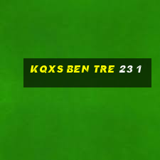 kqxs ben tre 23 1