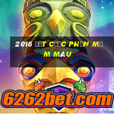 2016 đặt cược phần mềm màu