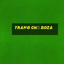 Trang Chủ Boza