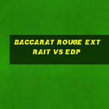 baccarat rouge extrait vs edp