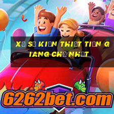 xổ số kiến thiết tiền giang chủ nhật