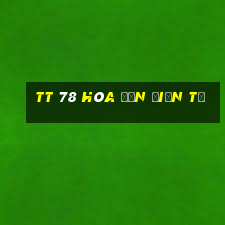 tt 78 hóa đơn điện tử