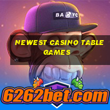 newest casino table games