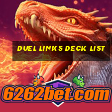 duel links deck list