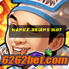 hanke bruins slot