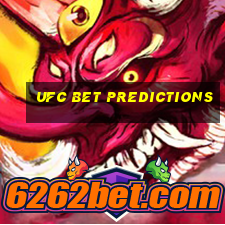 ufc bet predictions