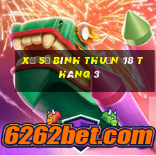 xổ số bình thuận 18 tháng 3