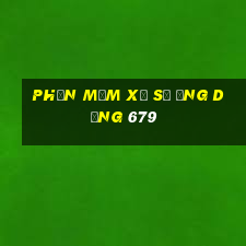 Phần mềm xổ số ứng dụng 679