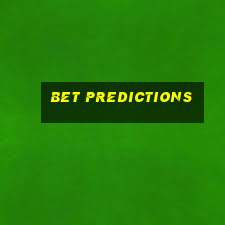 bet predictions