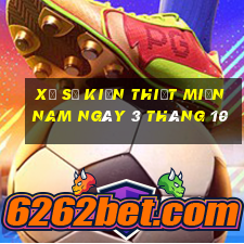 xổ số kiến thiết miền nam ngày 3 tháng 10