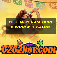 xổ số miền nam trong vòng một tháng