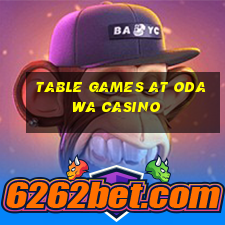 table games at odawa casino