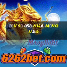 đầu số 058 nhà mạng nào