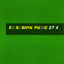 xổ số bình phước 27 4