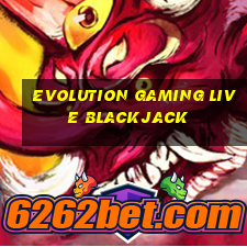 evolution gaming live blackjack