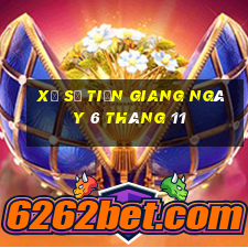 xổ số tiền giang ngày 6 tháng 11