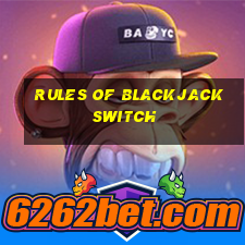 rules of blackjack switch