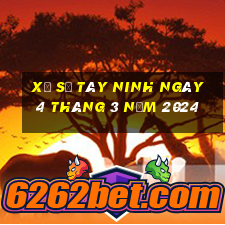 xổ số tây ninh ngày 4 tháng 3 năm 2024