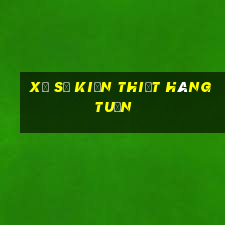 xổ số kiến thiết hàng tuần