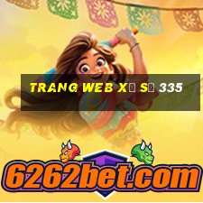 Trang web xổ số 335