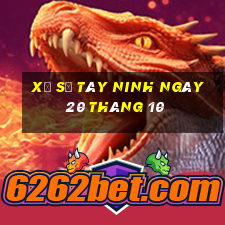 xổ số tây ninh ngày 20 tháng 10