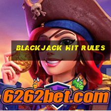 blackjack hit rules