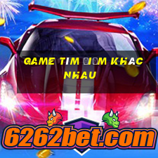 game tìm điểm khác nhau