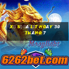 xổ số đà lạt ngày 30 tháng 7