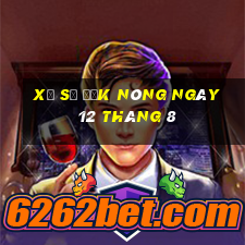 xổ số đắk nông ngày 12 tháng 8