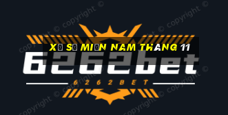 xổ số miền nam tháng 11