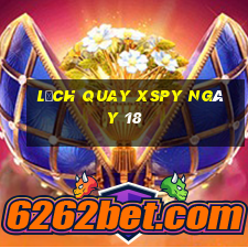 Lịch quay XSPY ngày 18