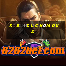 xổ số đắc lắc hôm qua