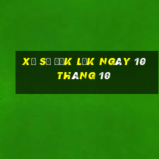 xổ số đắk lắk ngày 10 tháng 10