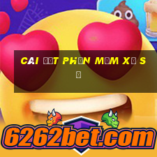 Cài đặt phần mềm xổ số