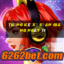 Thống kê Xổ Số an giang ngày 11