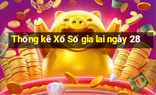 Thống kê Xổ Số gia lai ngày 28